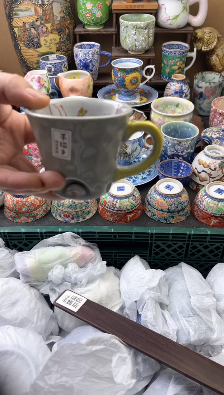 瓷片波多见兔子洞雕手作马克杯