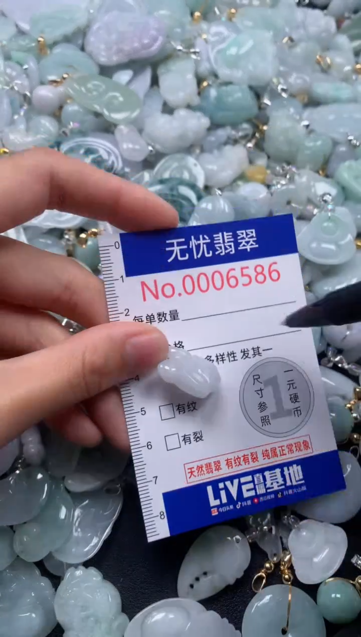 颈饰未镶嵌翡翠6586