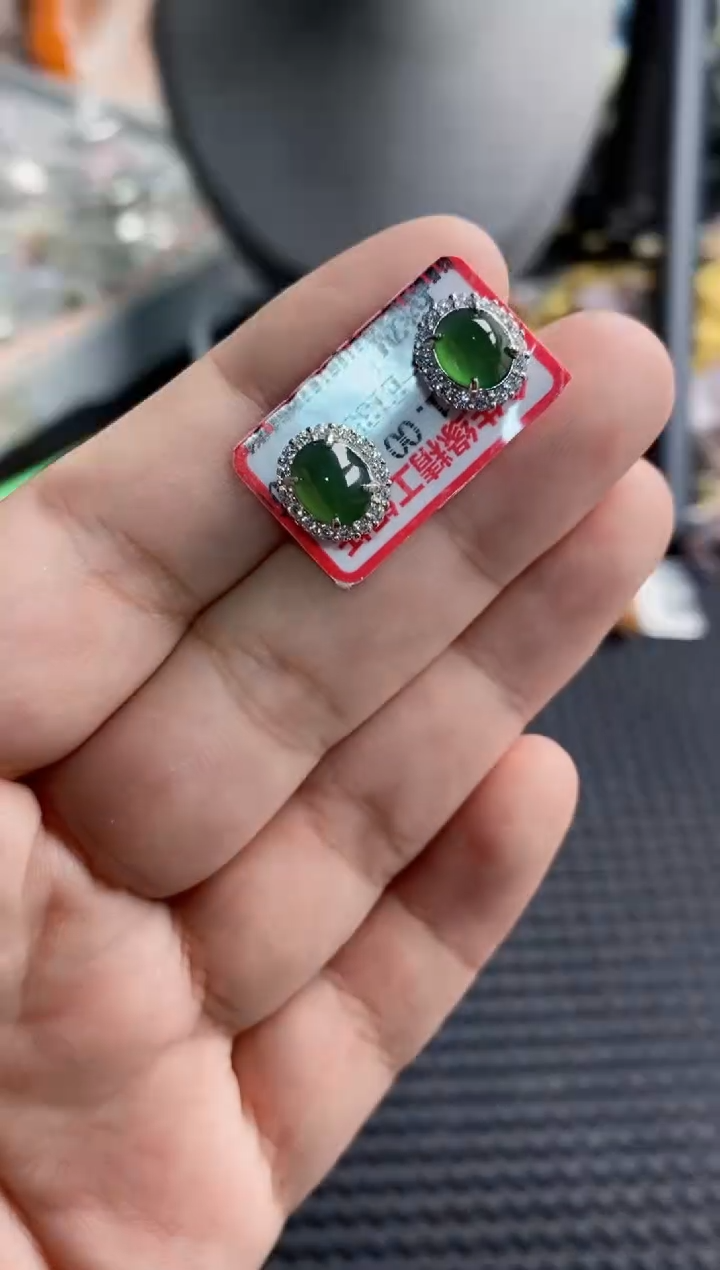 【闪购商品】翡翠戒指银S925镶嵌3333--2
