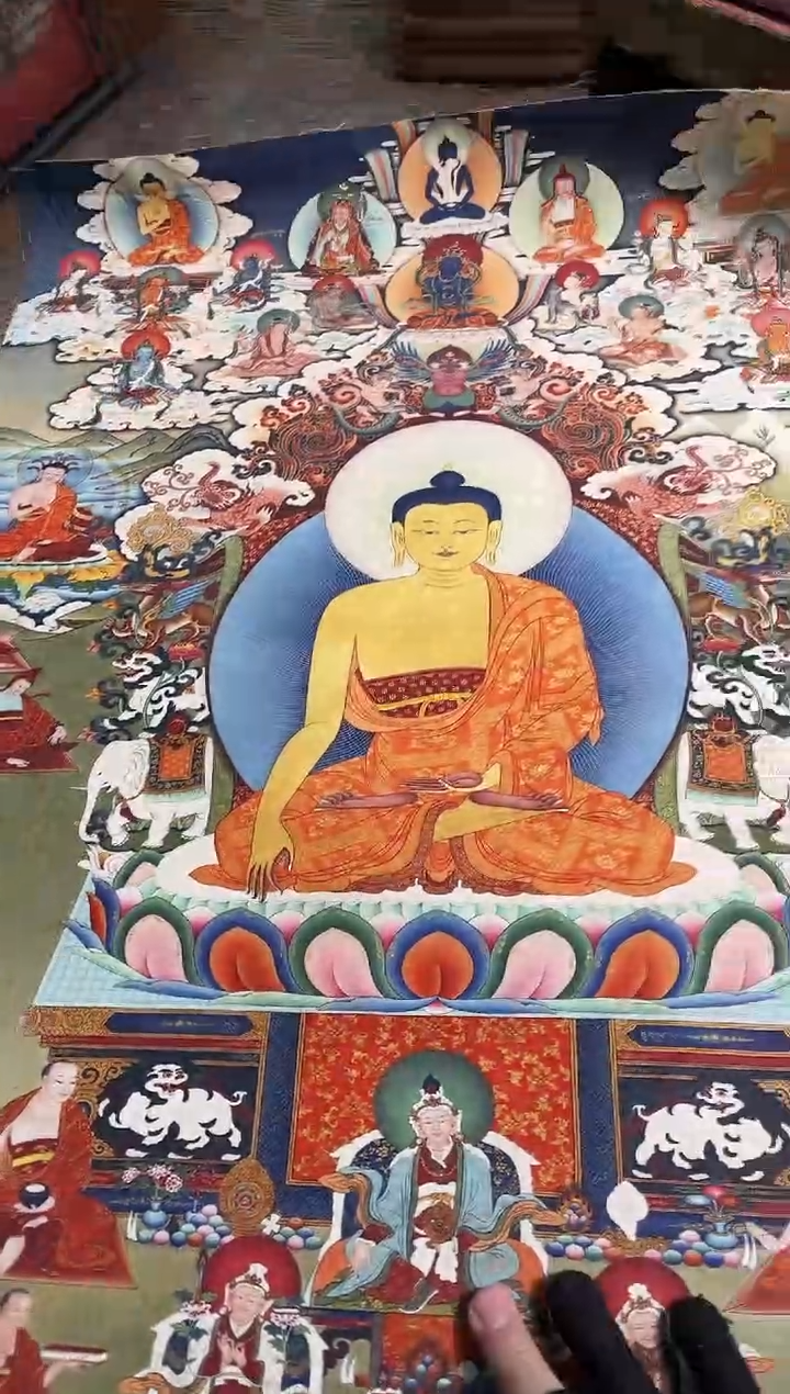 卷轴画天天的唐卡tk160