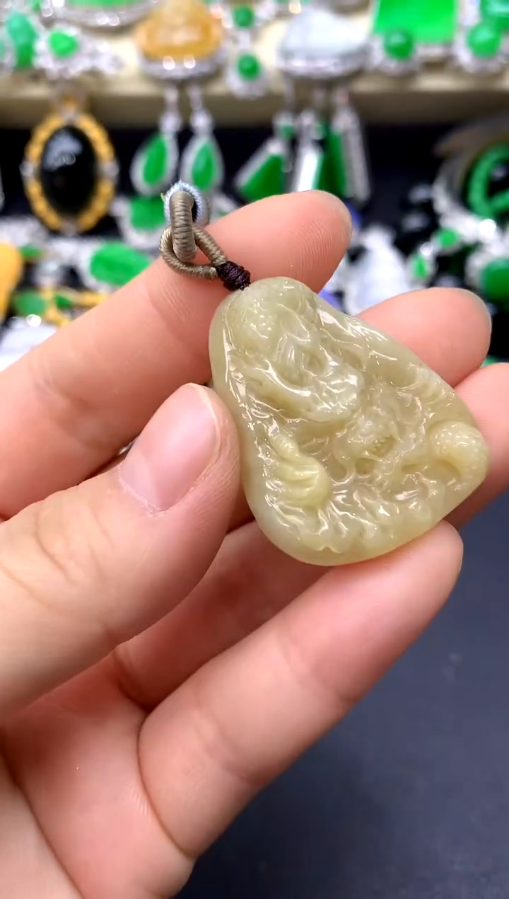 颈饰未镶嵌翡翠104-中国好珍宝