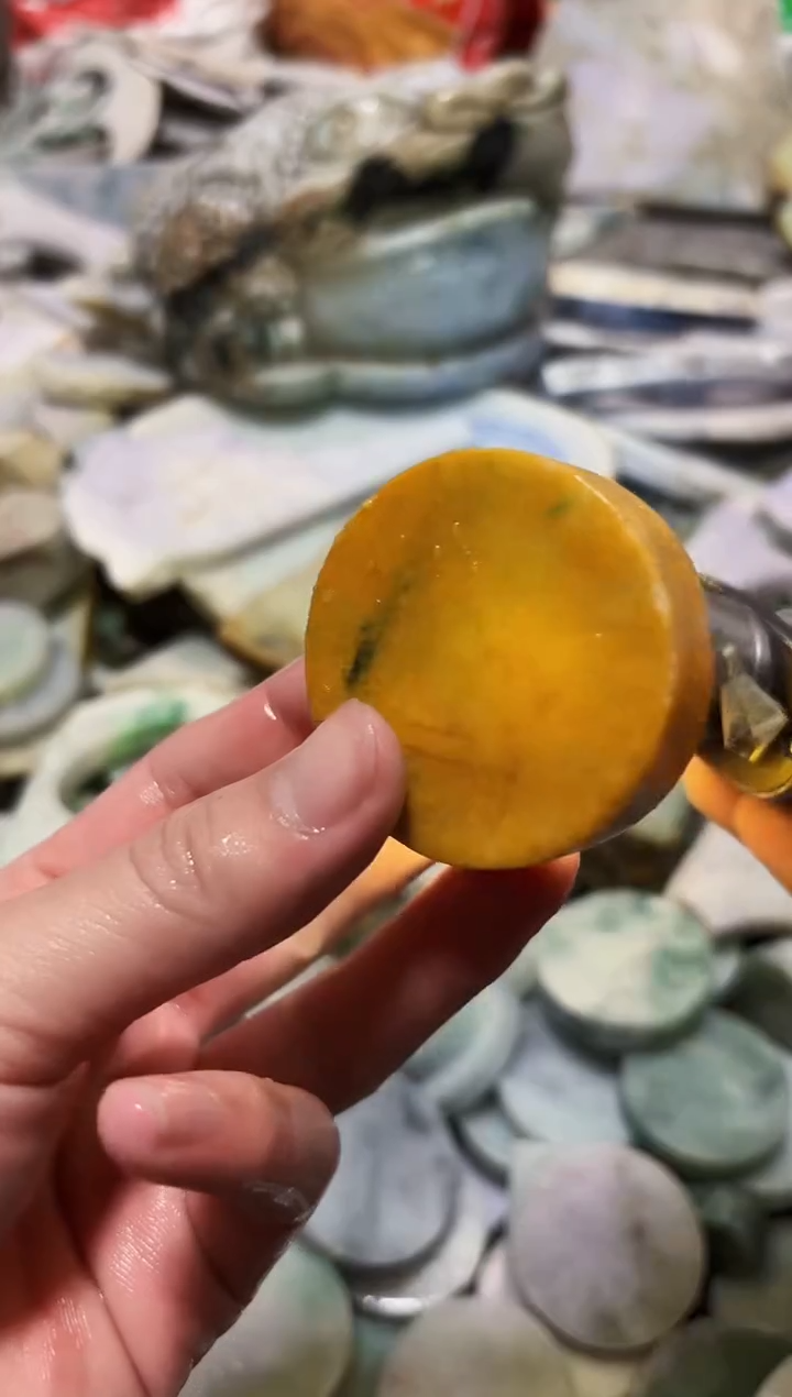 【闪购商品】翡翠颈饰未镶嵌A货白谭2581