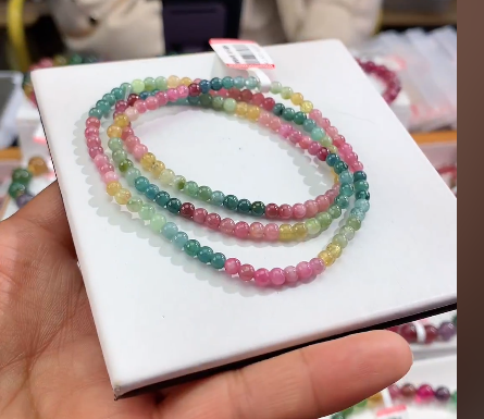 碧玺手串多样性发货