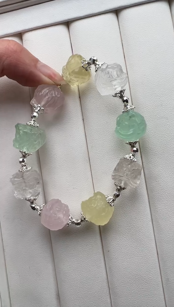 【闪购商品】水晶颈饰未镶嵌45a 拍两单发成品/少拍不发