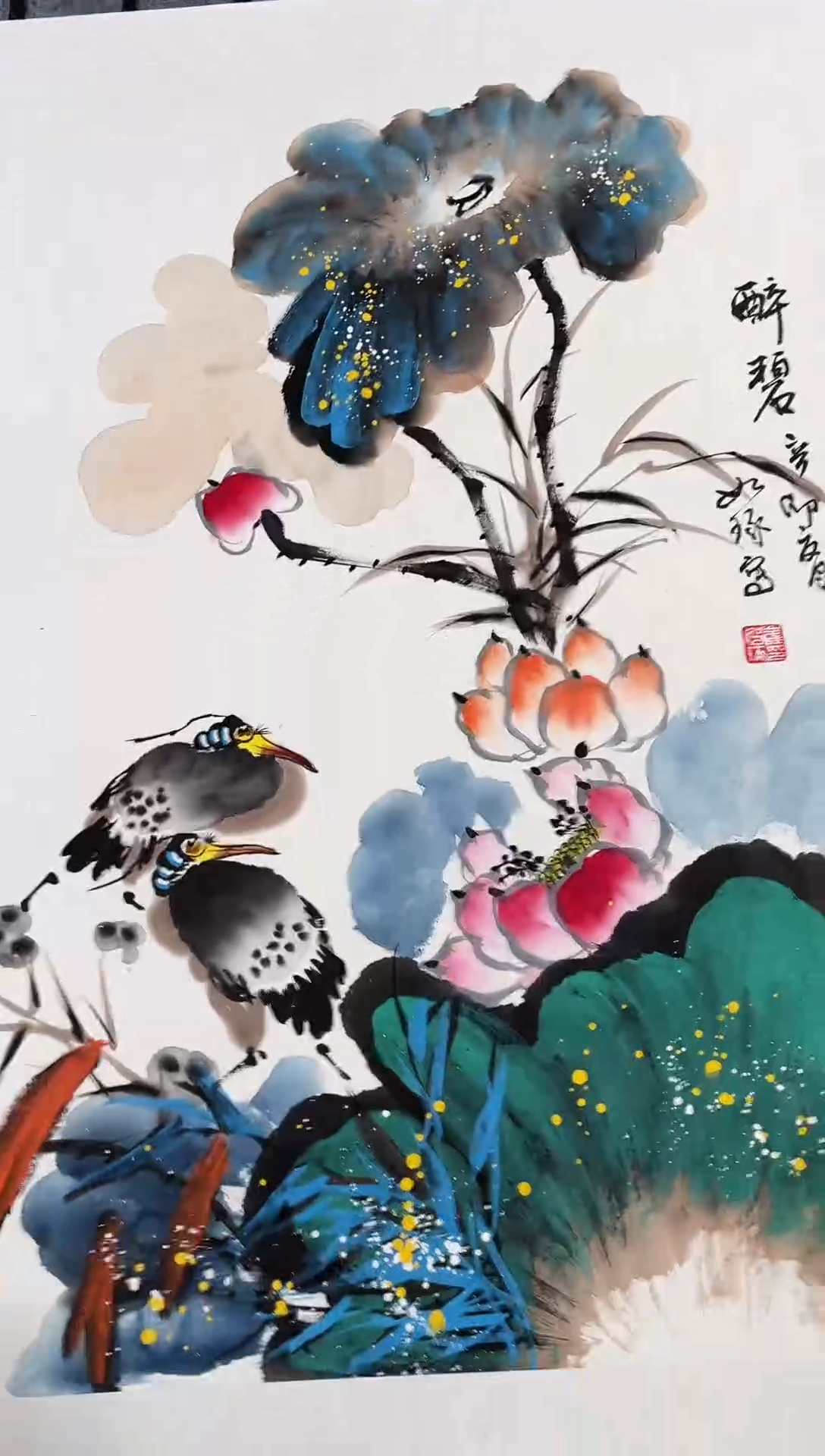 精品国画花鸟作品