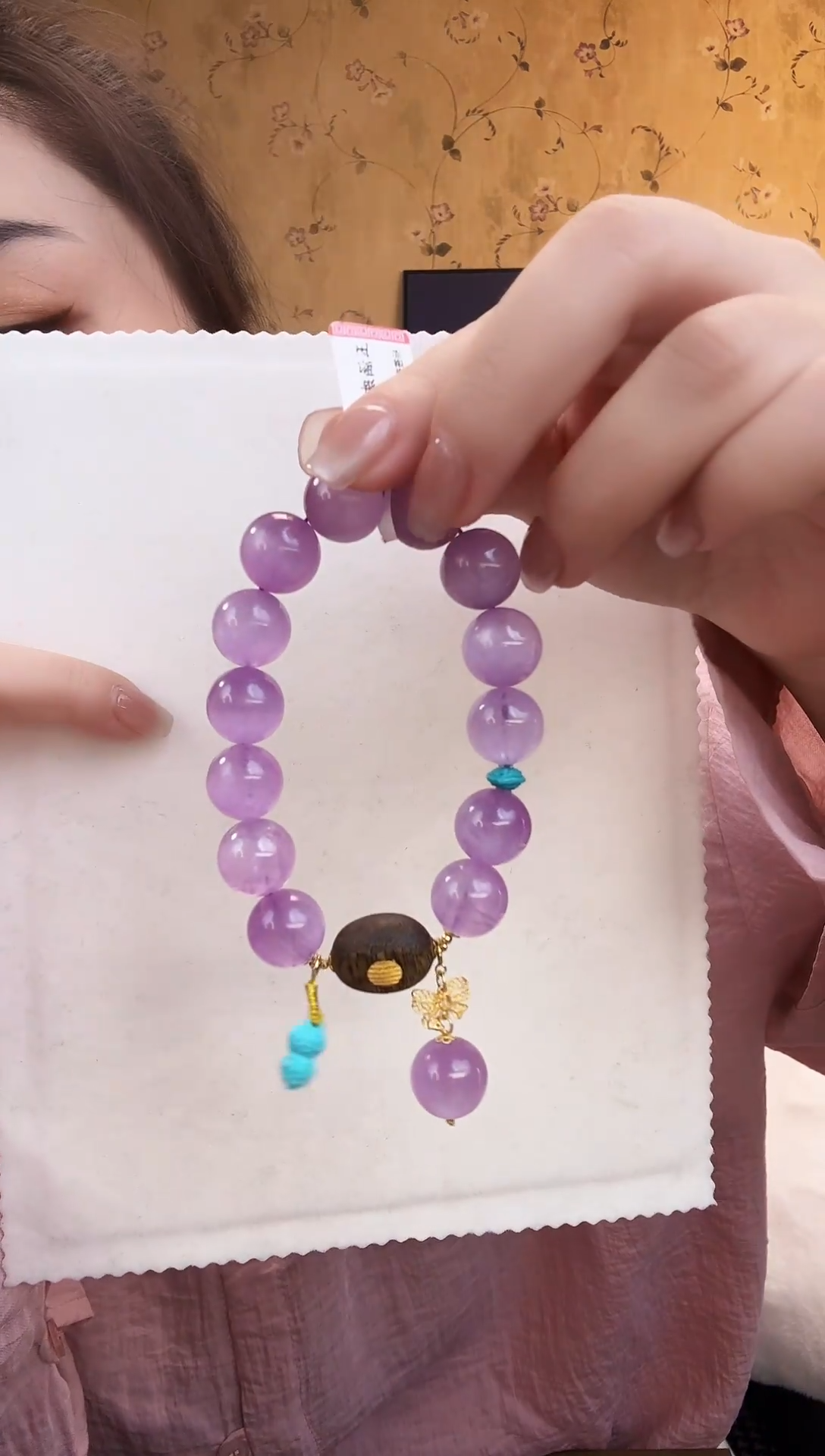 【闪购商品】锂辉石手串未镶嵌紫锂辉手串1118约13M