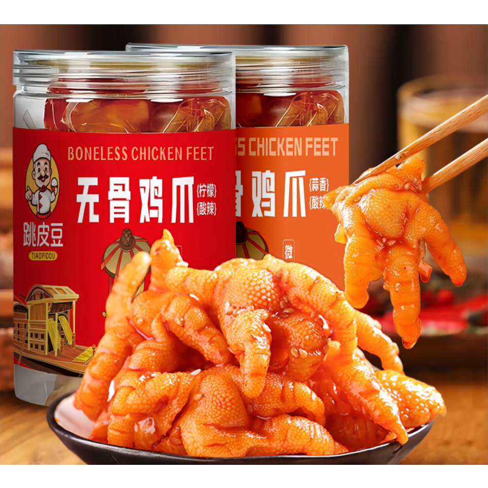 【半价抢】脱骨酸辣无骨鸡爪鸡脚柠檬凤爪解馋小零食小吃休闲  爆款