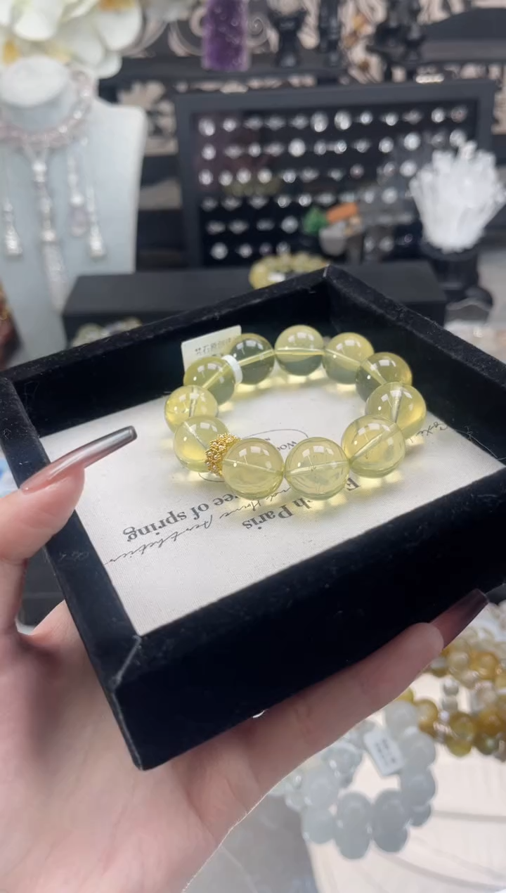 【闪购商品】烟晶手链银S925镶嵌天然水晶 多样性发货