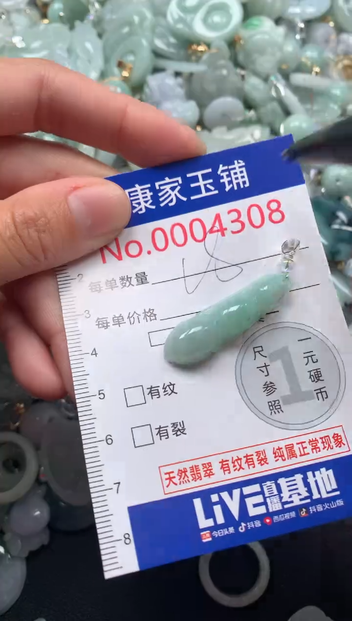 颈饰未镶嵌翡翠4308