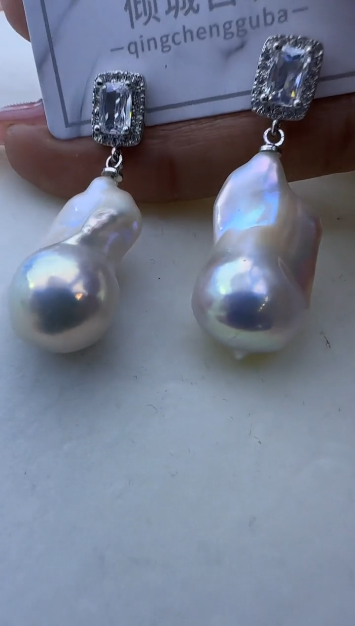 【闪购商品】淡水珍珠耳饰未镶嵌923