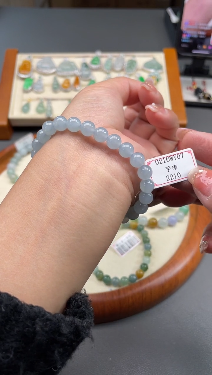 【闪购商品】翡翠手串未镶嵌0216WY07