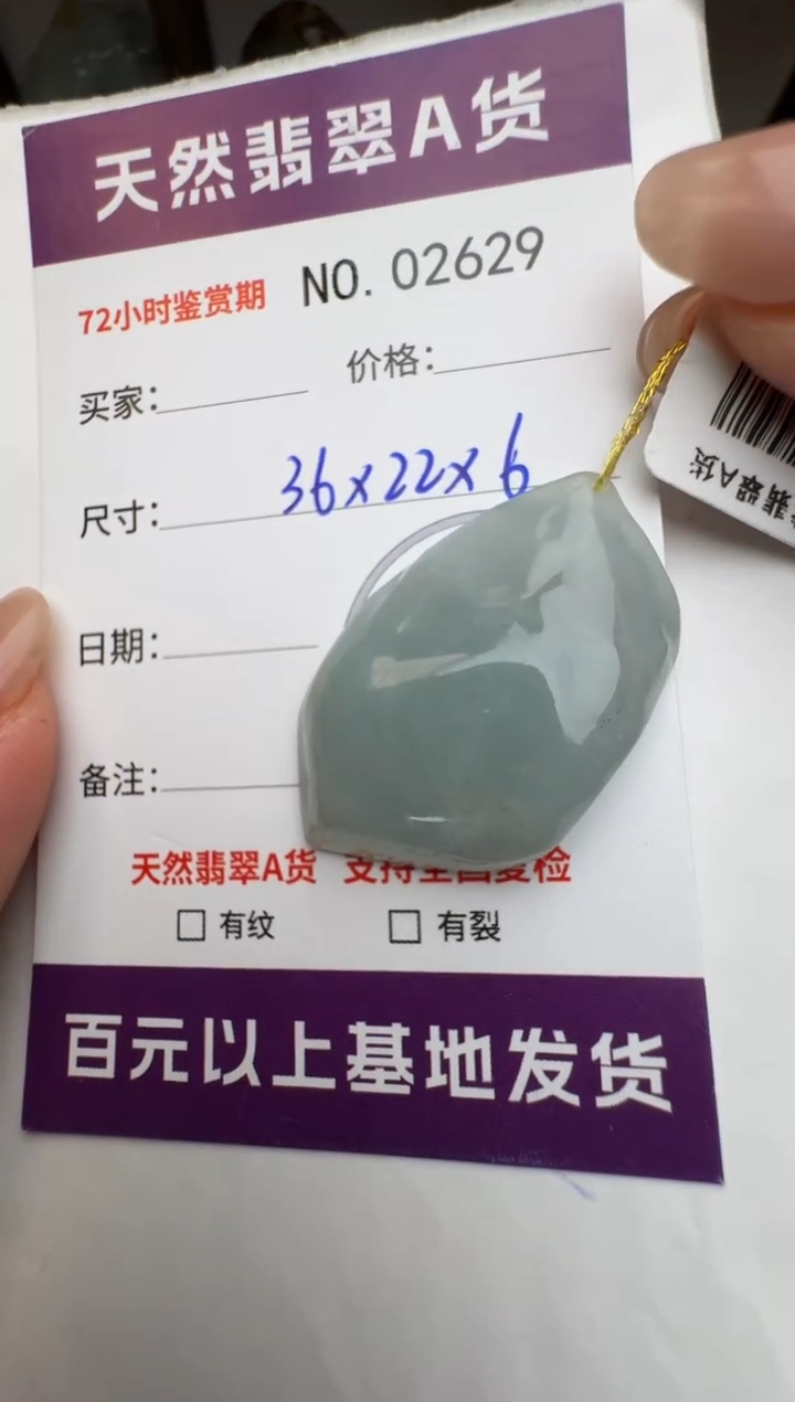【闪购商品】翡翠颈饰未镶嵌原石2629