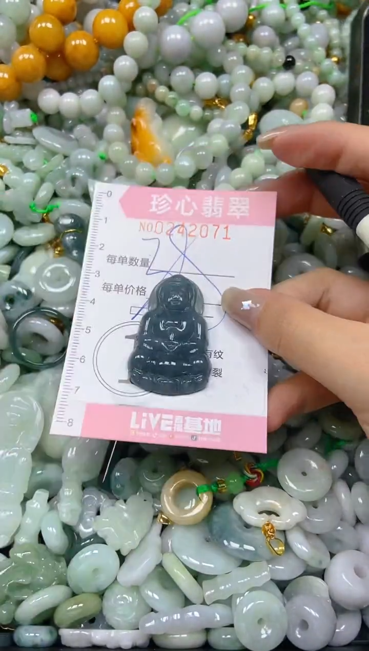 翡翠未镶嵌颈饰闪购0242071多样性发其一