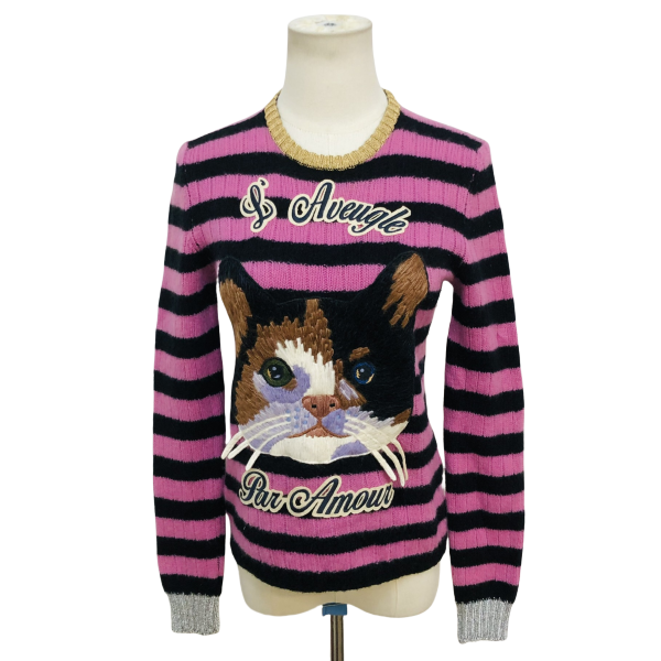 妃鱼/古驰/山羊绒/毛衣/95新/凡1/21