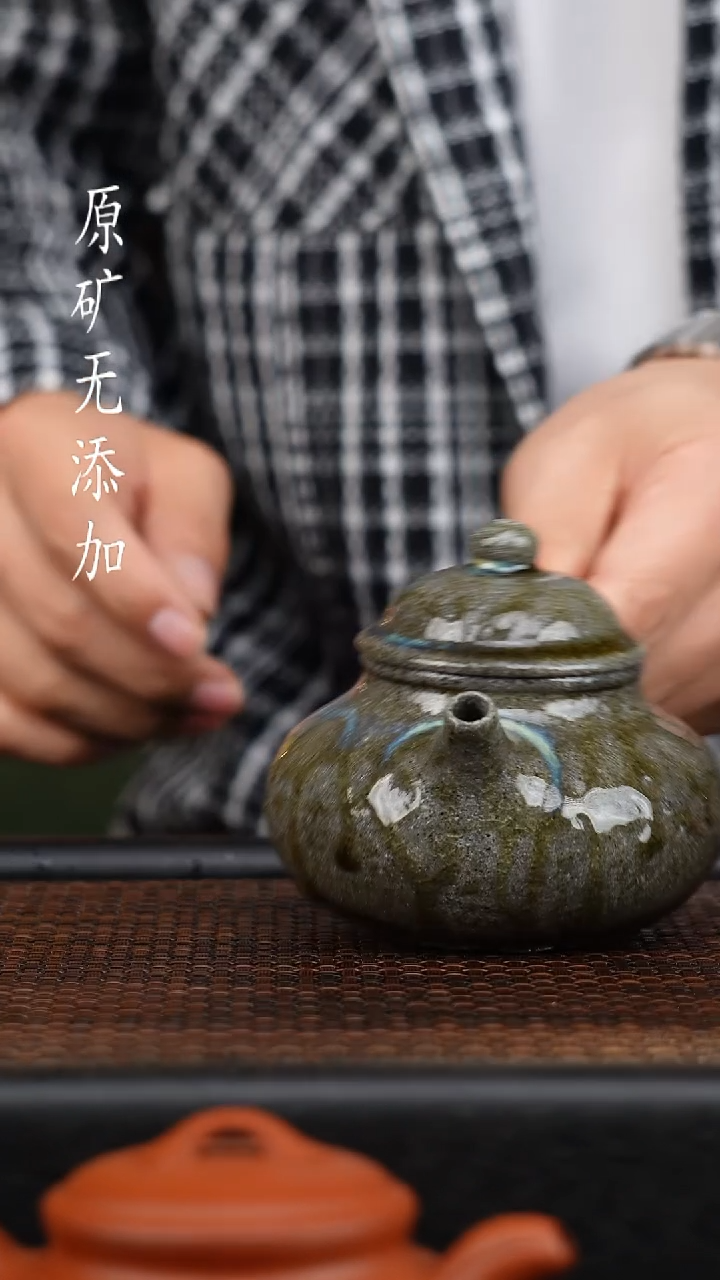 茶壶紫砂H**R宜兴原矿无添加紫砂壶