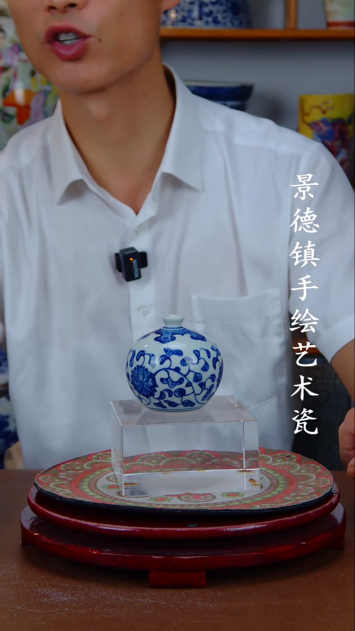 现代景德镇手工手绘陶瓷摆件6