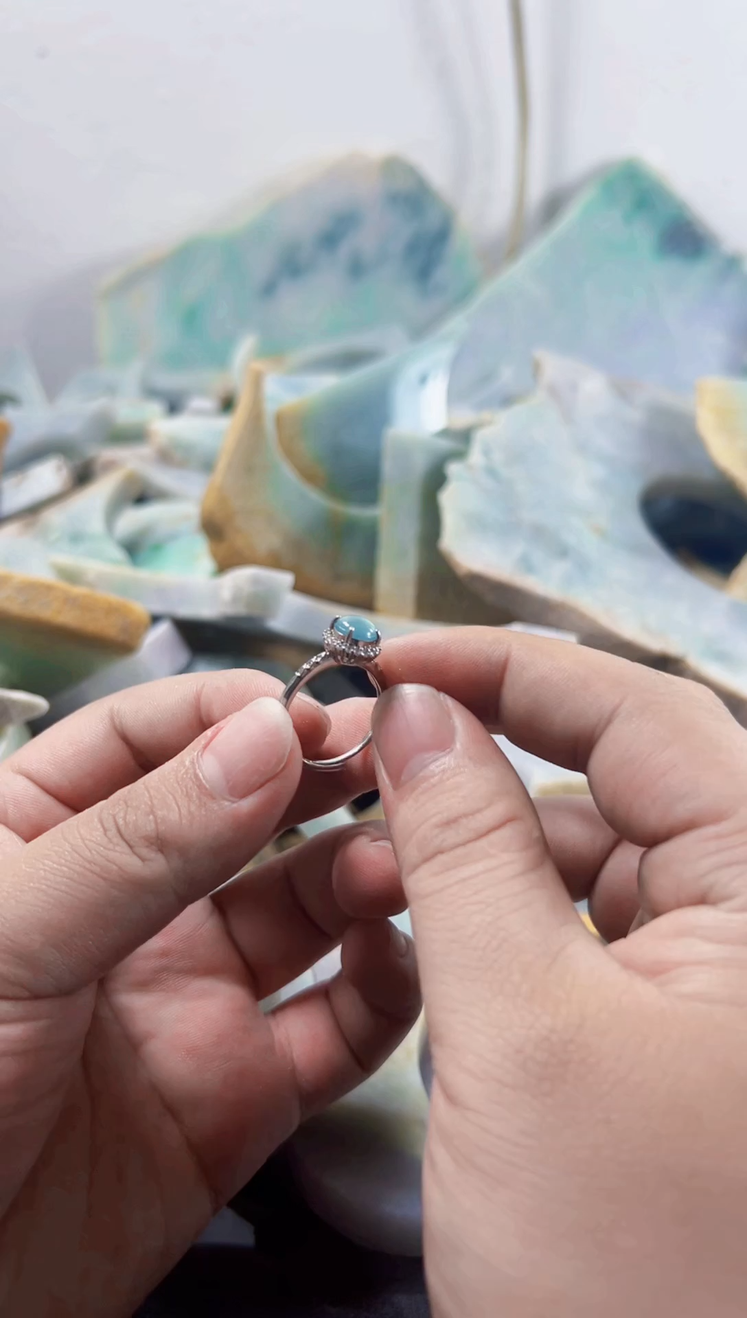 颈饰未镶嵌翡翠纯天然缅甸A货翡翠