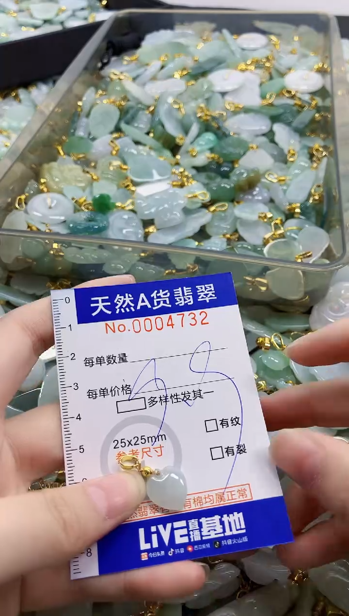 颈饰未镶嵌翡翠天然A货翡翠