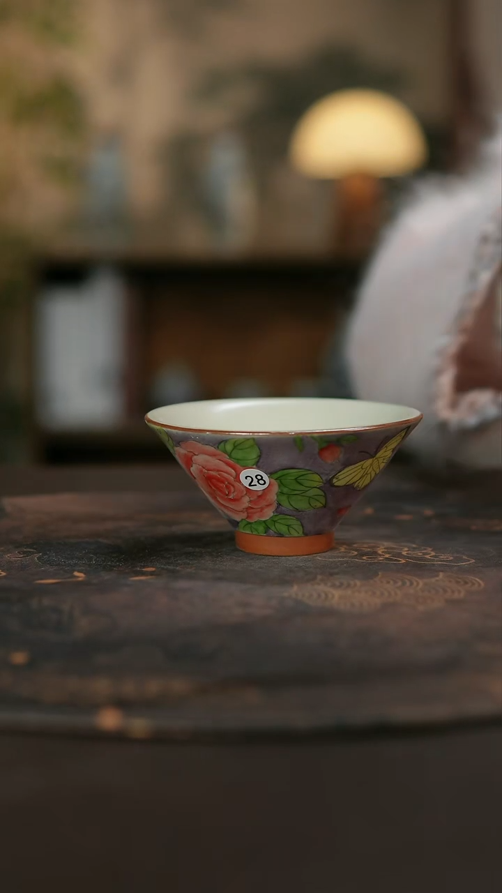 景德镇陶瓷杯碗柴烧多人