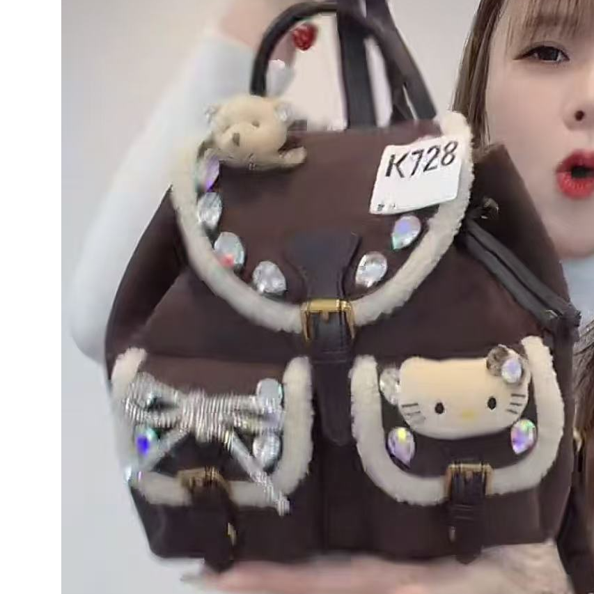 格格家新款定制女包双肩包2648