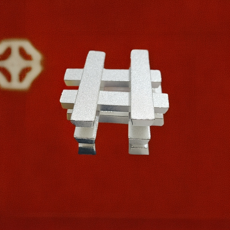 白银库9999 小银条高端大气适用于桌面摆件