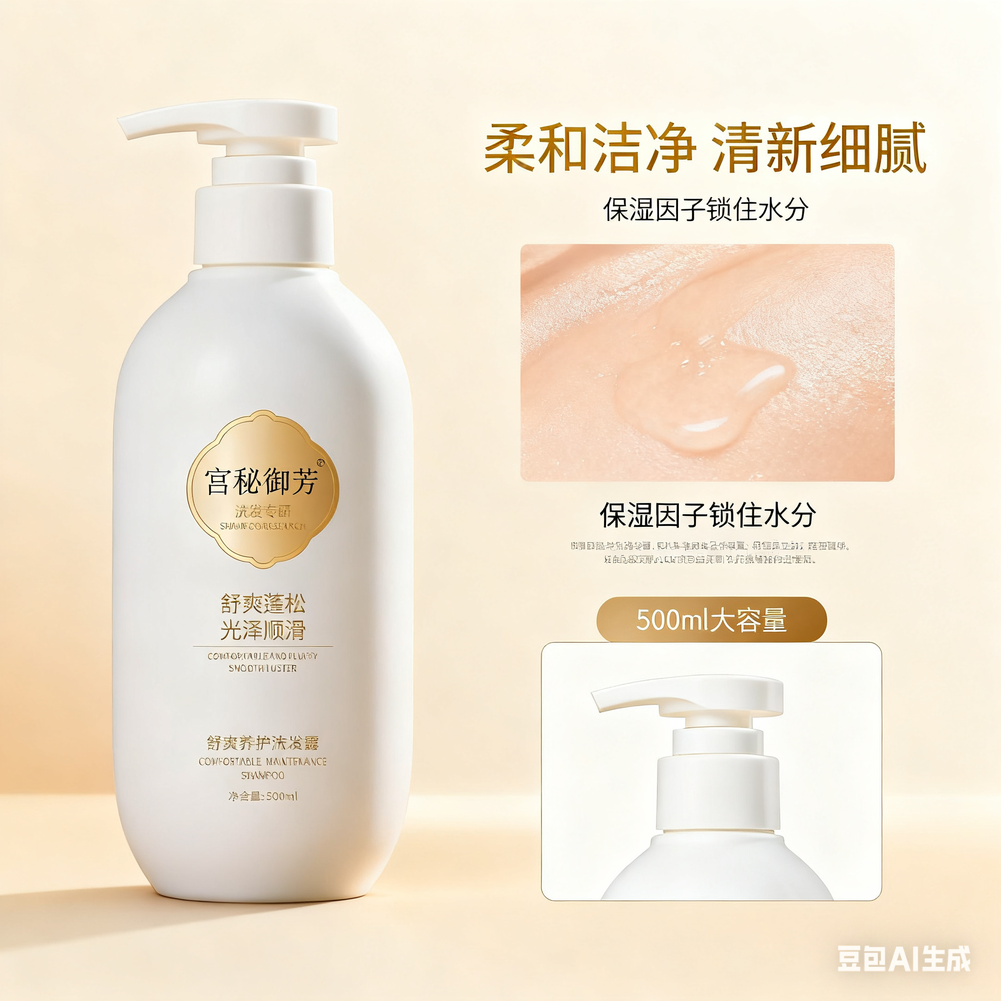 宫秘御芳青春期头油适用控油蓬松高颅顶温和洗发水养护清爽