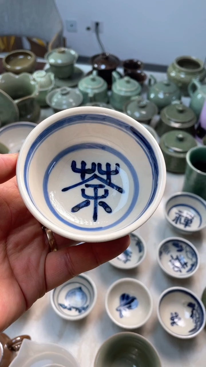 【闪购商品】陶瓷耀州窑茶碗1只