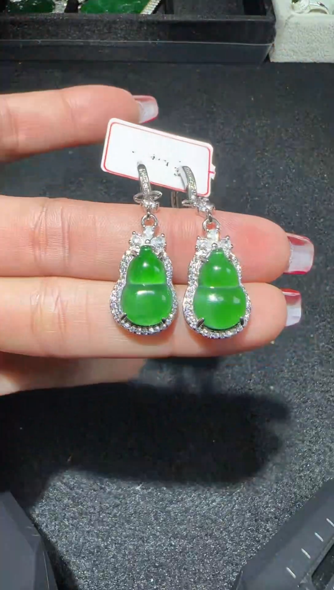 【闪购商品】翡翠耳饰未镶嵌多样性发货拍一发一