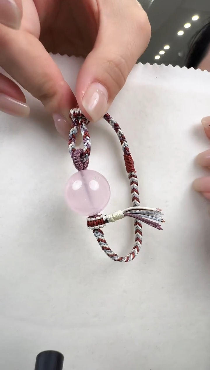 未镶嵌手串水晶粉水晶手绳