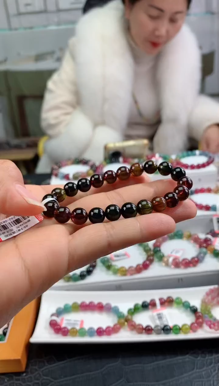 【闪购商品】碧玺手链未镶嵌多样性发一条