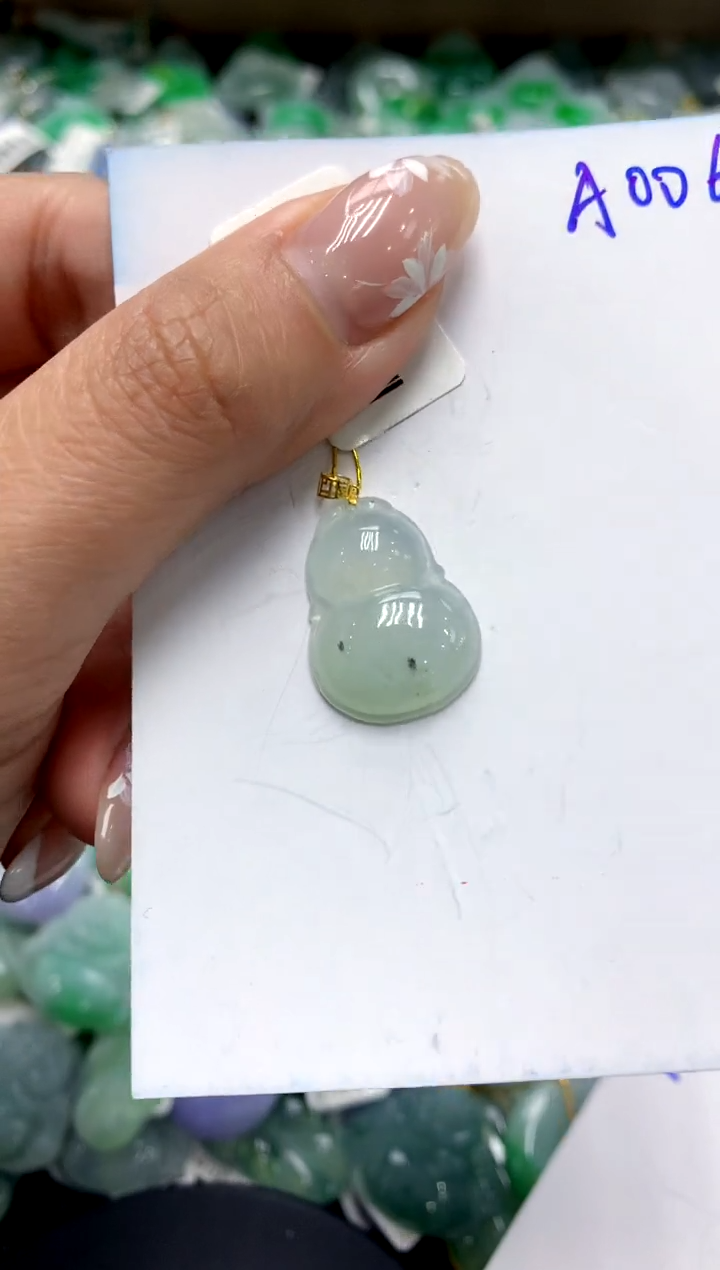 【闪购商品】翡翠颈饰18K金镶嵌1111111111111111