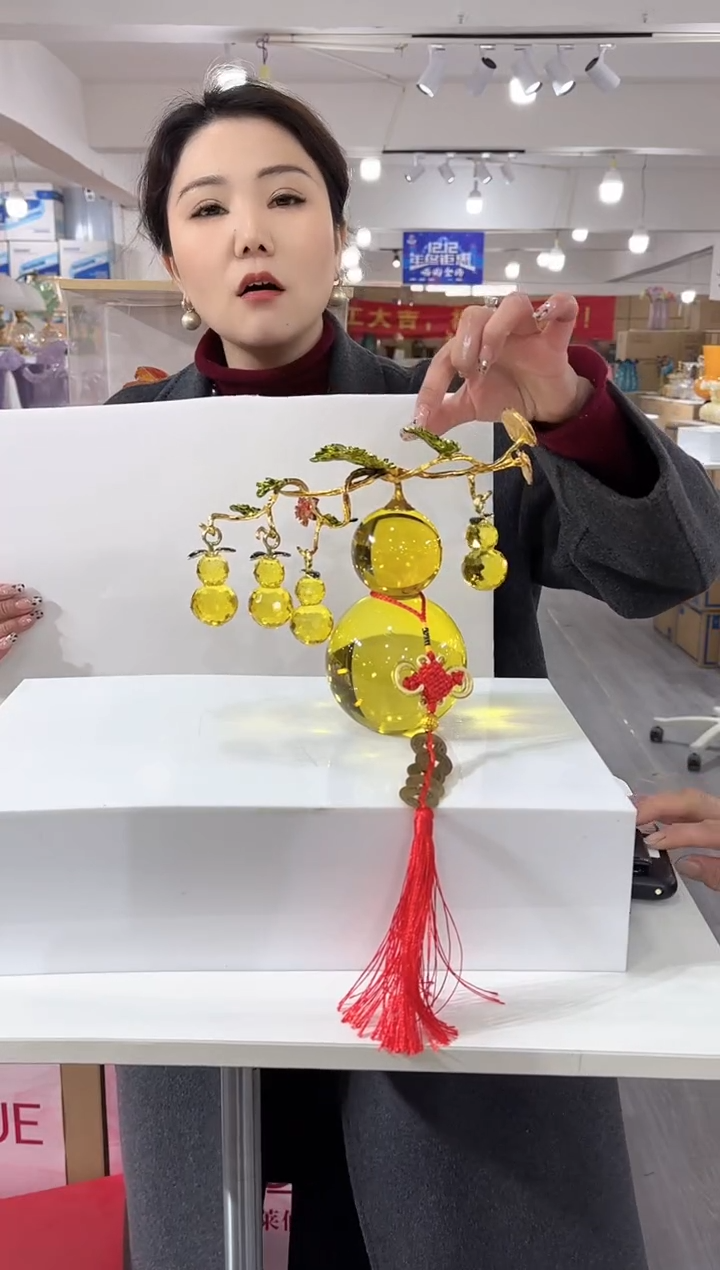 【闪购商品】琉璃椿野花瓶花器早E-40