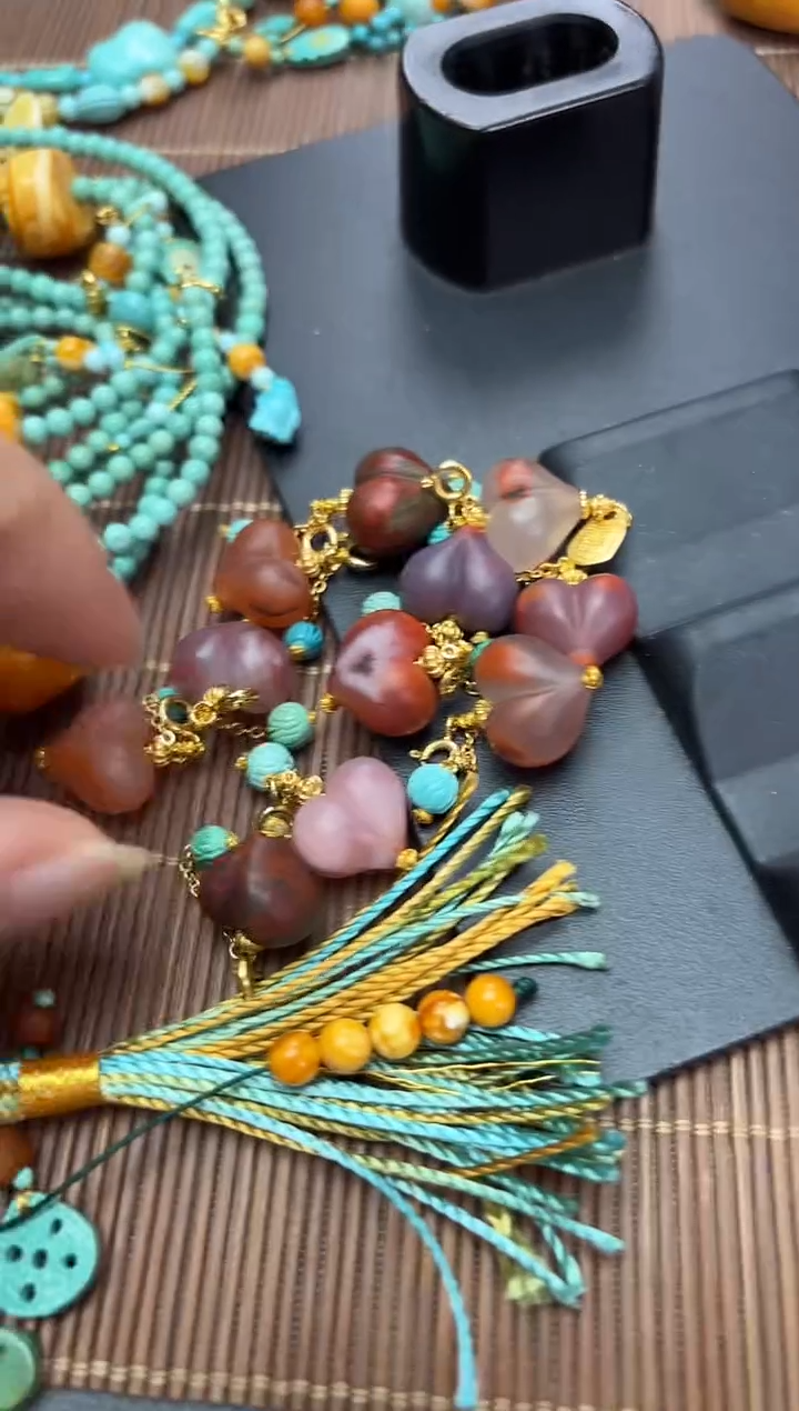 南红玛瑙设计款未镶嵌瑕疵款 多样性发一件设计款