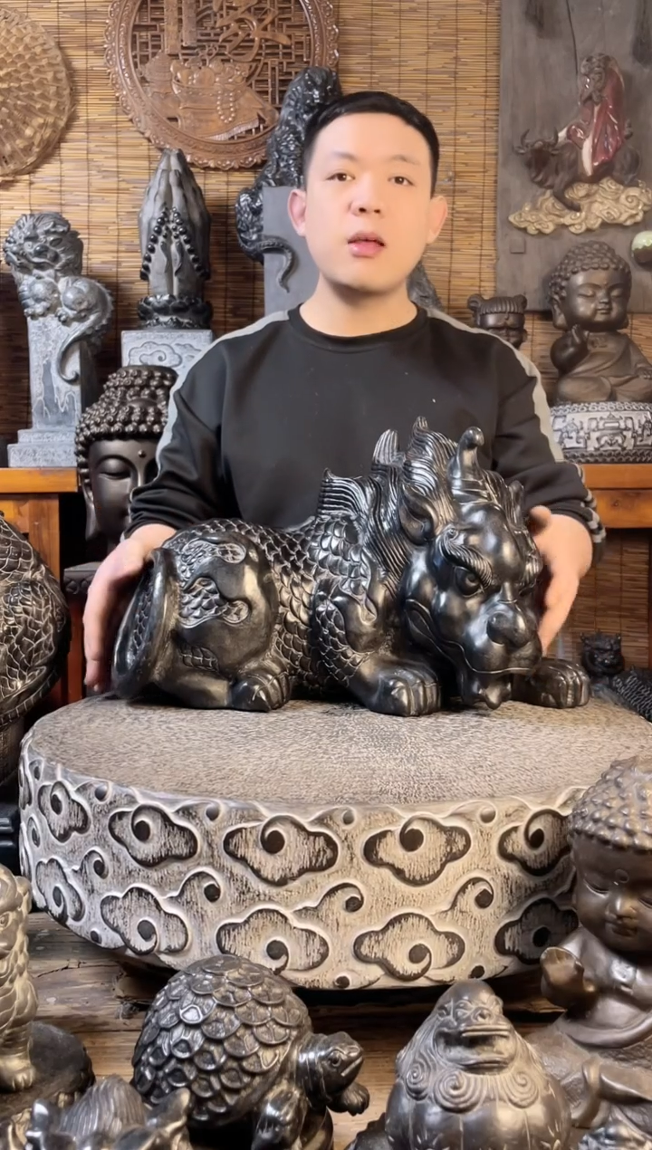 【闪购商品】50貔貅天然青石雕刻