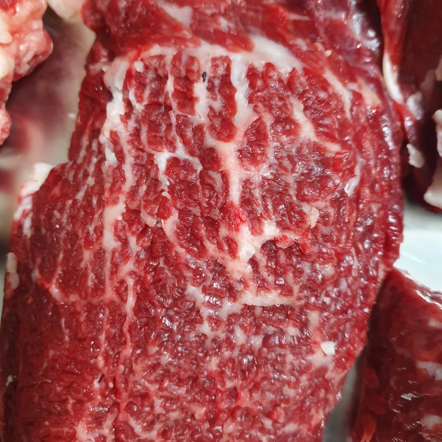 2号【现场称现场挑】京东冷链 当日现宰正宗国产散养黄牛生肉