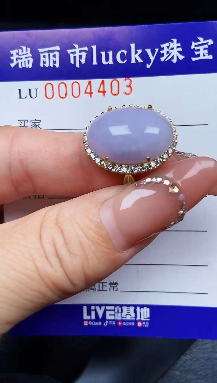 翡翠银S925镶嵌颈饰4403