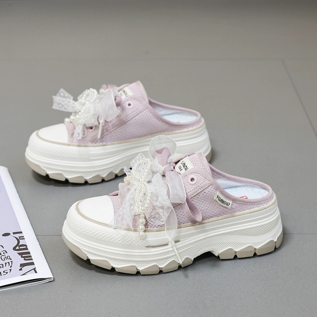 秋冬新款女生休闲百搭尤莱特半托单鞋运动休闲鞋K0288/0288