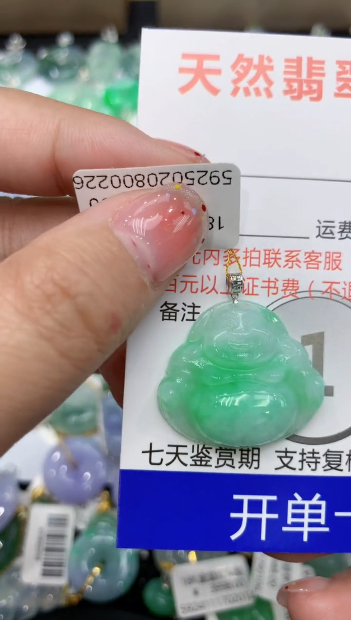 【闪购商品】翡翠颈饰18K金镶嵌111111111111