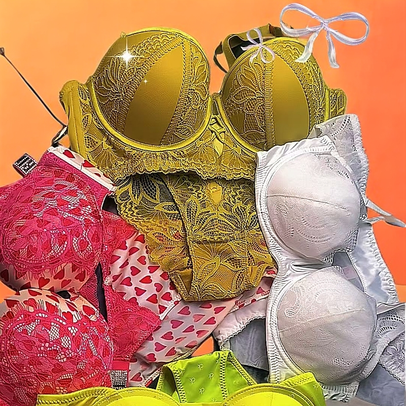 401-460  性感舒适聚拢女士内衣套装