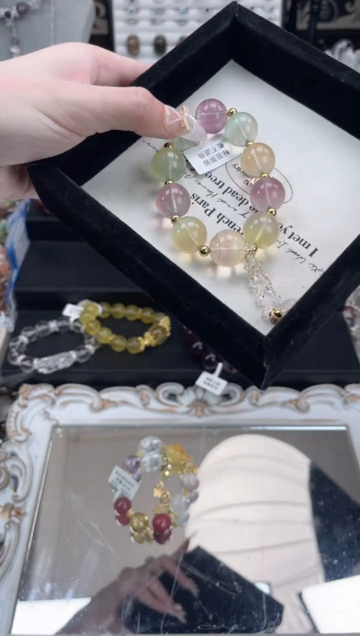 【闪购商品】水晶手链未镶嵌天然水晶 多样性发货