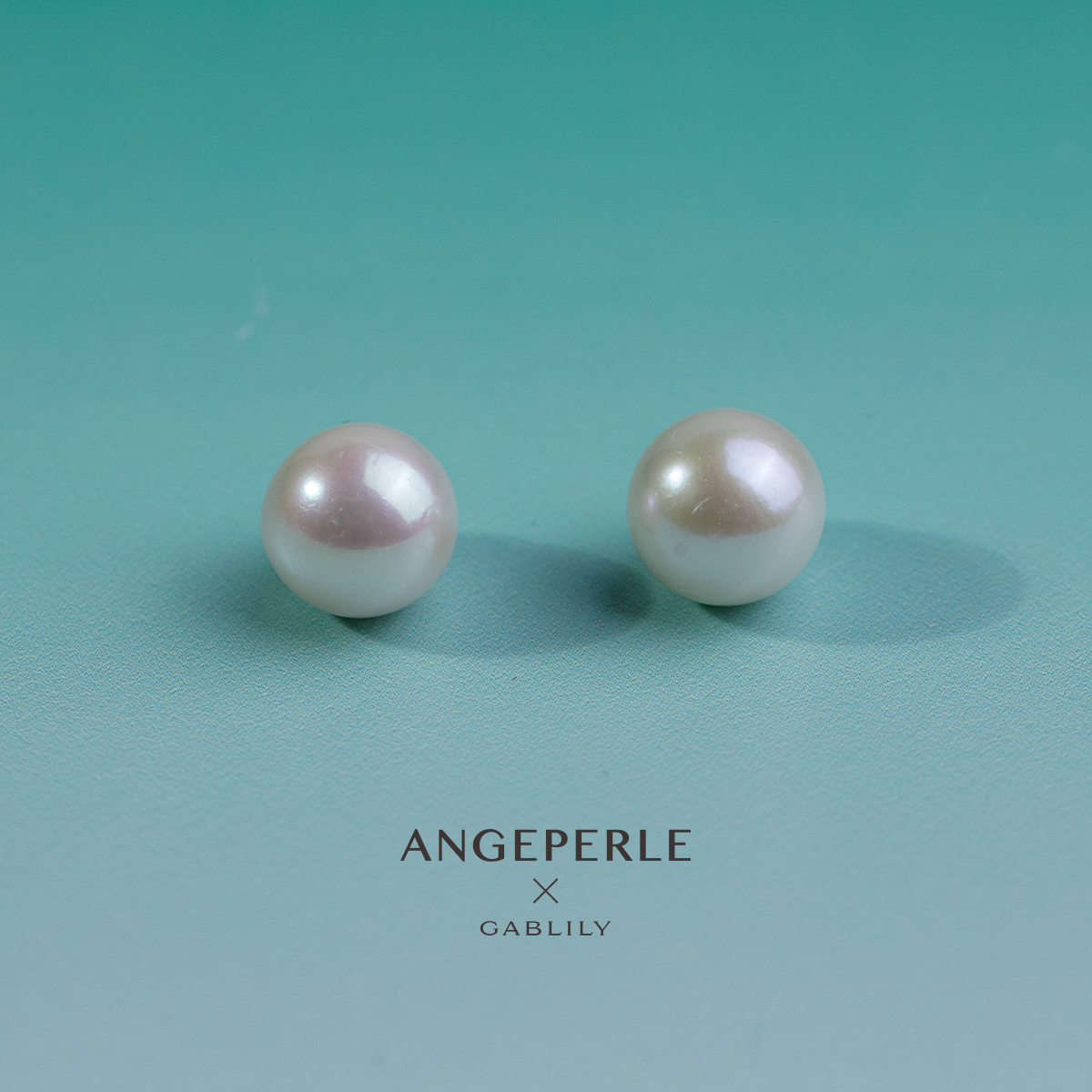 天使之泪淡水珍珠珈白丽耳钉S925银针经典素珠款简约时尚【小乔】