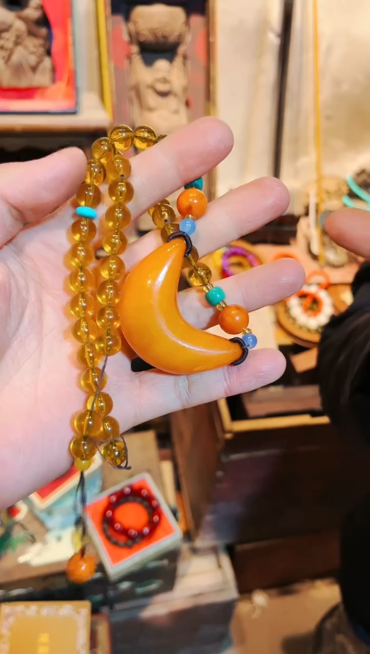 【闪购商品】蜜蜡颈饰未镶嵌七七专属精品链接21786874