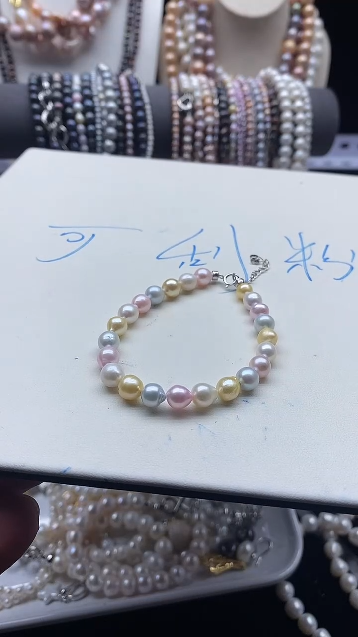 【闪购商品】淡水珍珠颈饰银S925镶嵌1