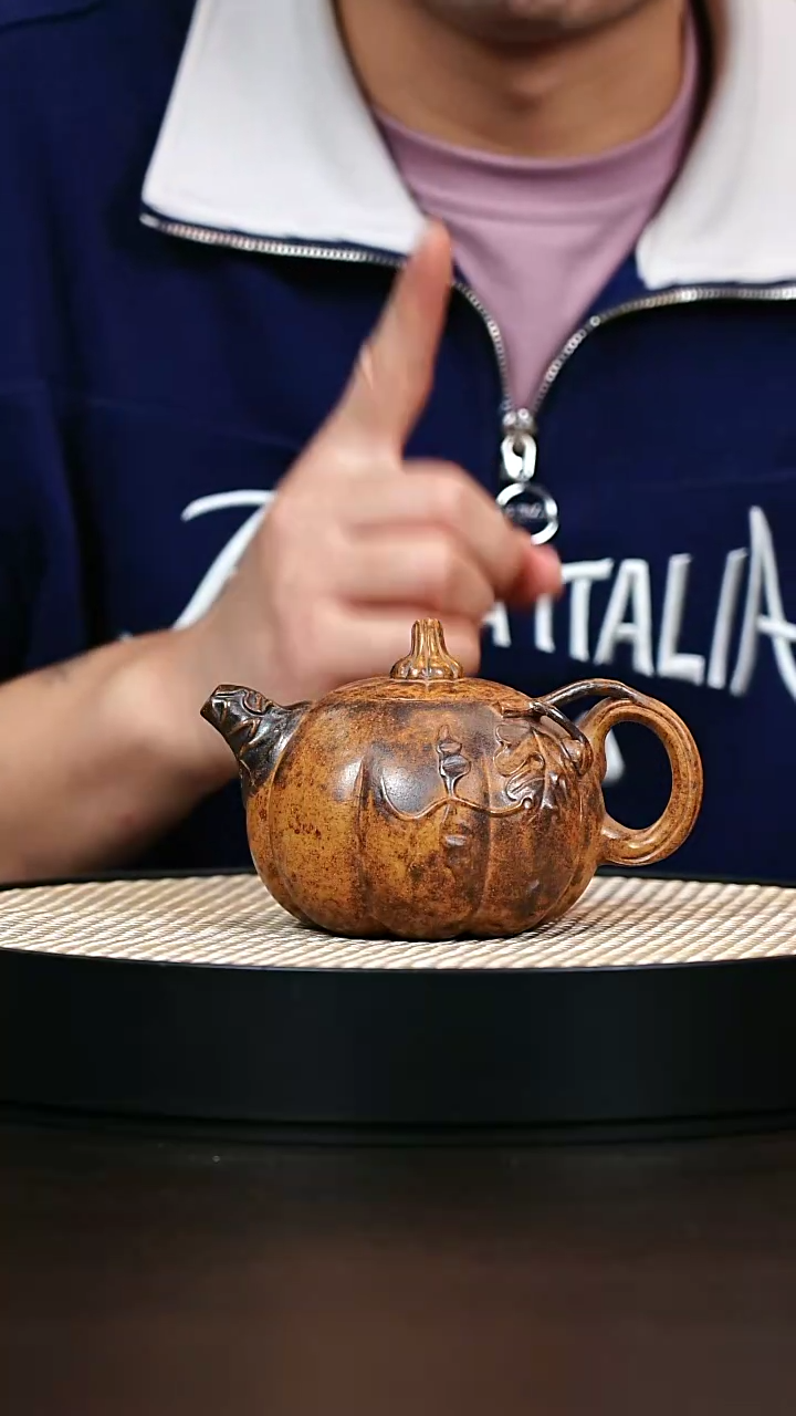 茶壶紫砂柴烧南瓜280cc