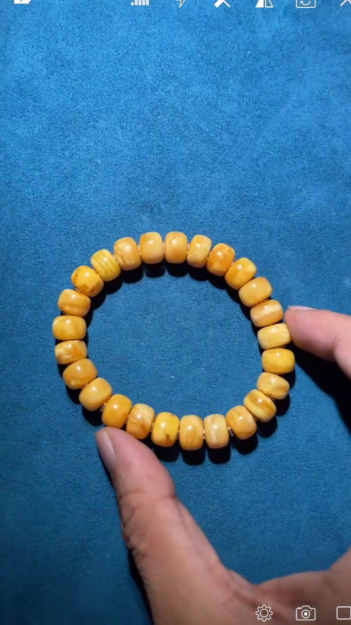 【闪购商品】蜜蜡裸石未镶嵌WR老型珠手串