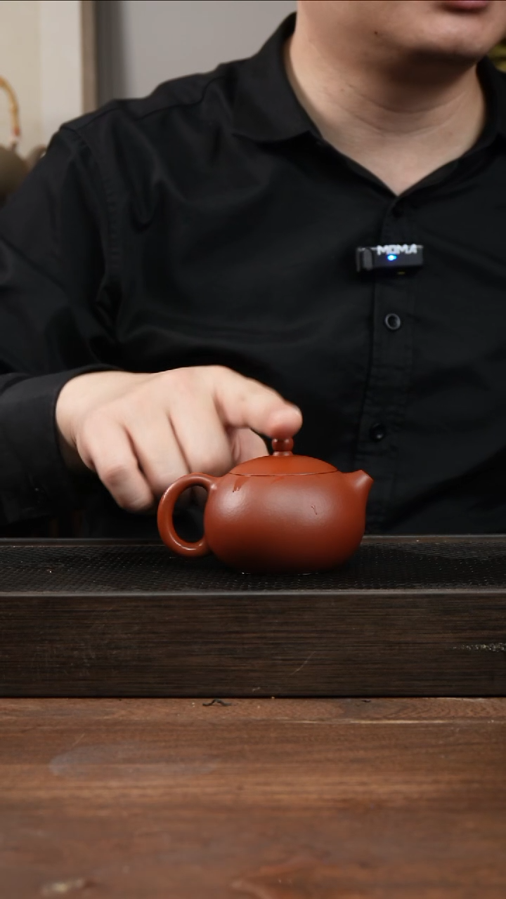 茶杯紫砂全手朱泥西施     160CC   