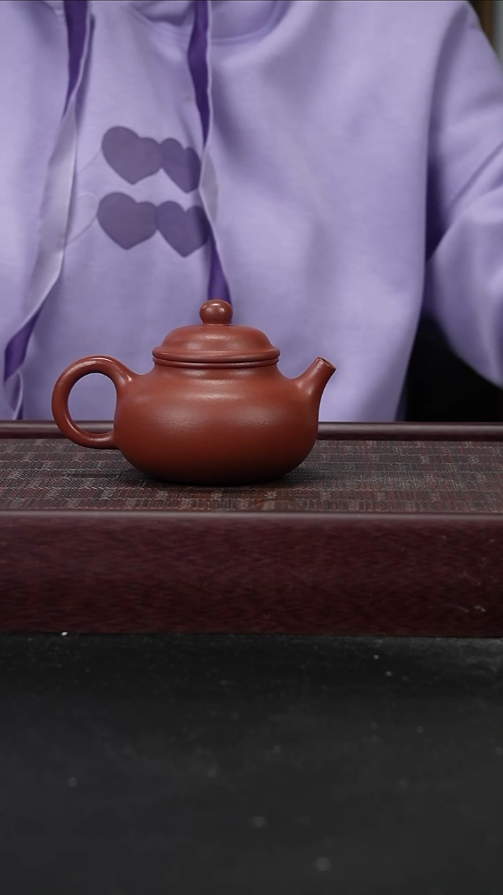 茶壶紫砂zq朱泥容天