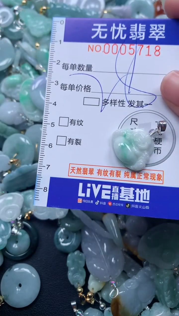 颈饰未镶嵌翡翠5718