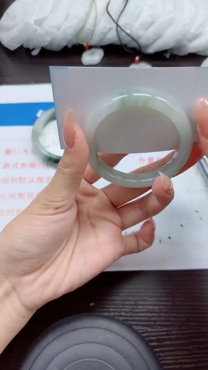 石英质玉手镯未镶嵌A116-50.51