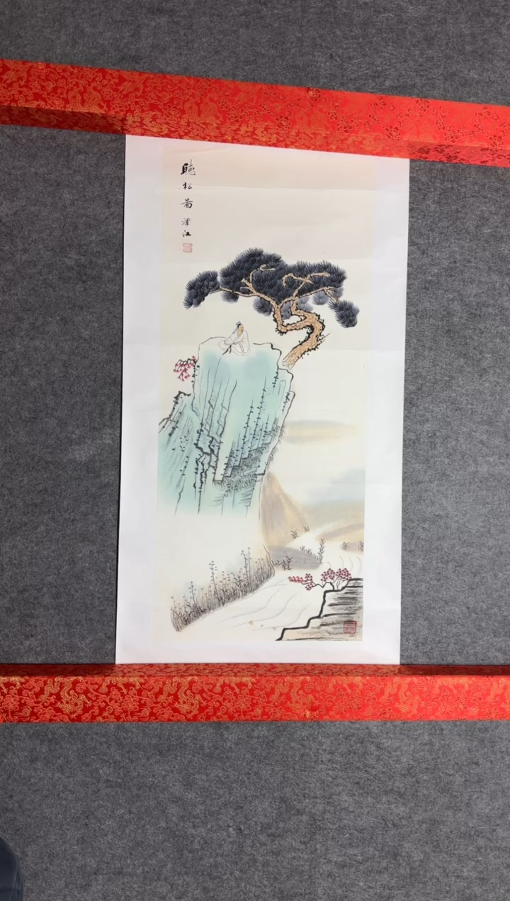 国画一**缘手绘4平尺左右